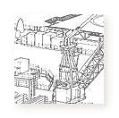 technical illustration of an oilrig